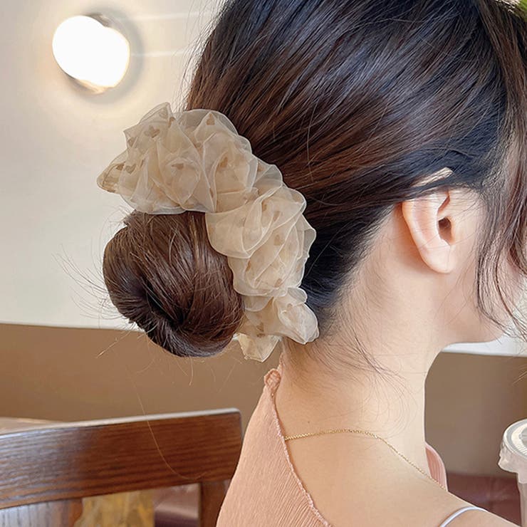 シュシュ オーガンジー ボリューム 3色 | SUNSHINE CLOSET | 詳細画像6 