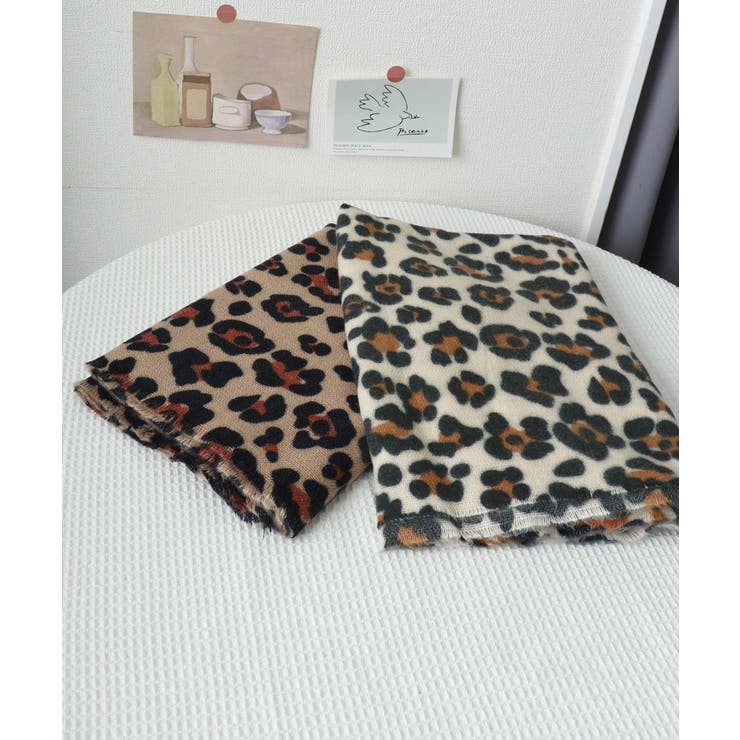 ストール レオパード柄 マフラー 春秋冬 | SUNSHINE CLOSET | 詳細画像12 