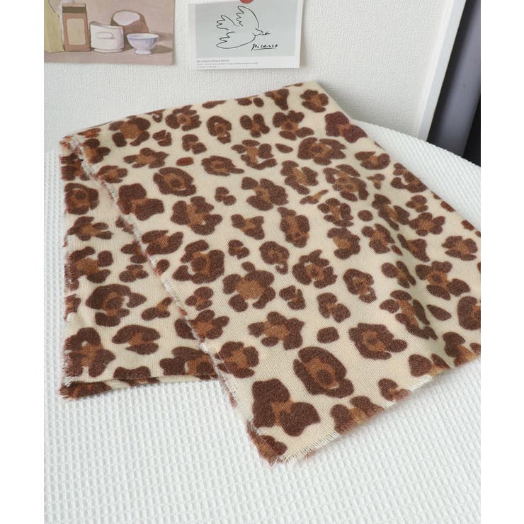 ストール レオパード柄 マフラー 春秋冬 | SUNSHINE CLOSET | 詳細画像13 