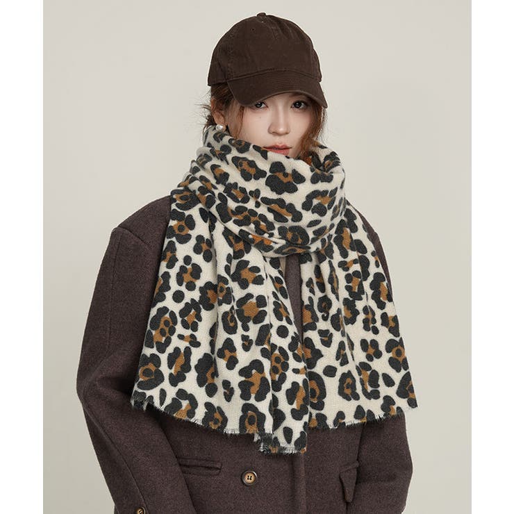 ストール レオパード柄 マフラー 春秋冬 | SUNSHINE CLOSET | 詳細画像2 