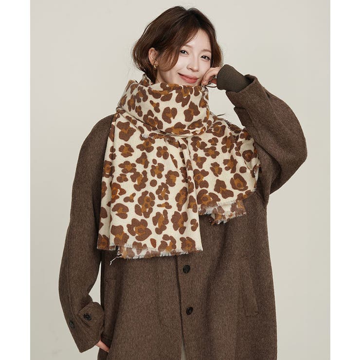 ストール レオパード柄 マフラー 春秋冬 | SUNSHINE CLOSET | 詳細画像3 