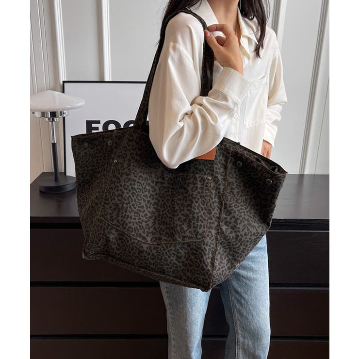 予約販売】レオパード柄トートバッグ | KISHIKA