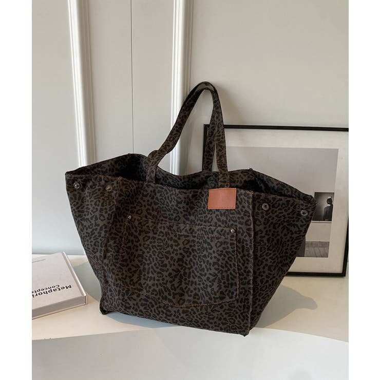 トートバッグ レオパード柄 大きめ A4 | SUNSHINE CLOSET | 詳細画像16 