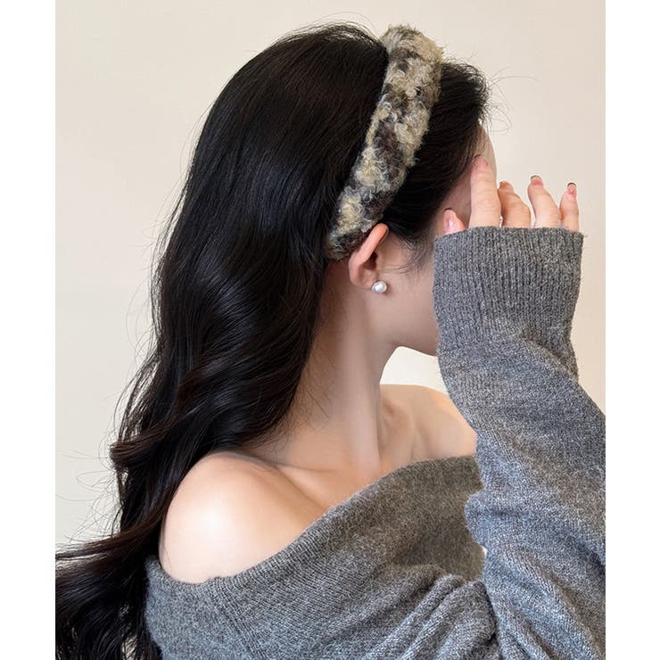 カチューシャ ふわふわ レオパード柄 | SUNSHINE CLOSET | 詳細画像4 