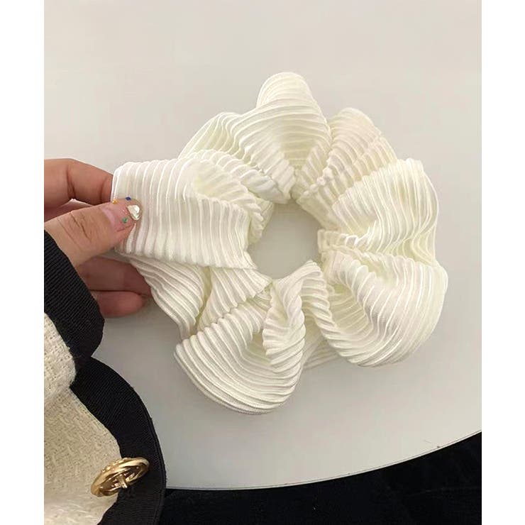 プリーツシュシュ ヘアゴム ボリューム | SUNSHINE CLOSET | 詳細画像1 