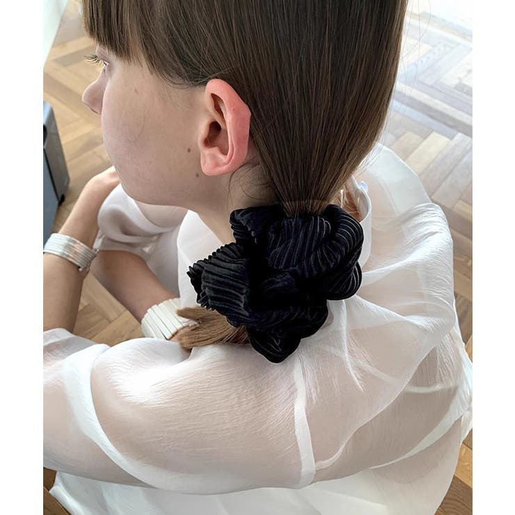 プリーツシュシュ ヘアゴム ボリューム | SUNSHINE CLOSET | 詳細画像5 
