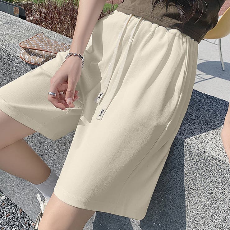 ショートパンツ ハーフパンツ レディース[品番：AGCW0003135