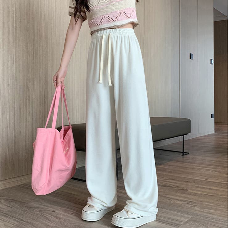 セミワイドパンツ 秋冬ルームウェア 韓国 | SUNSHINE CLOSET | 詳細画像7 