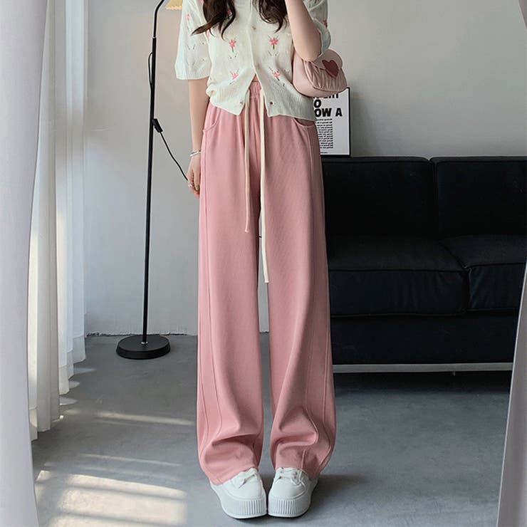 無地ロングパンツ 厚手 脚長パンツ 秋冬 | SUNSHINE CLOSET | 詳細画像9 