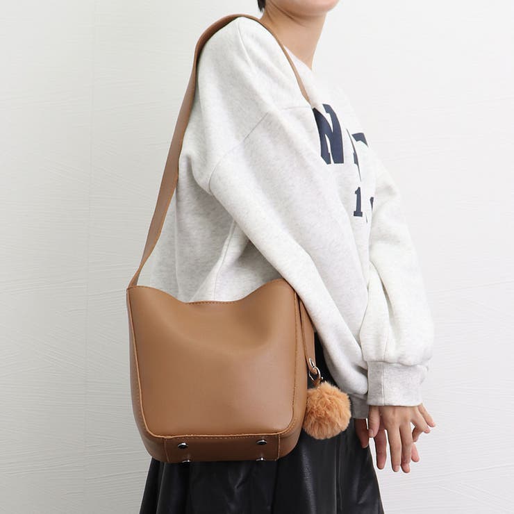 ブラウン | レザー エコレザー 斜め掛けバッグ | SUNSHINE CLOSET