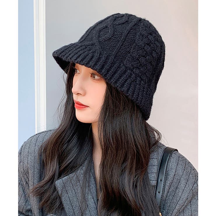 ニットハット レディース 編み 韓国風 | SUNSHINE CLOSET | 詳細画像1 