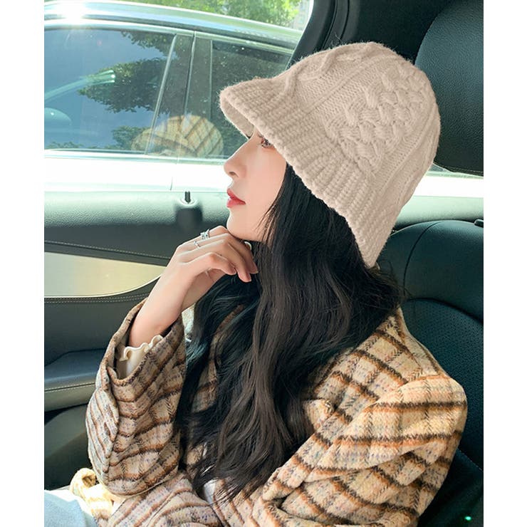 ニットハット レディース 編み 韓国風 | SUNSHINE CLOSET | 詳細画像8 