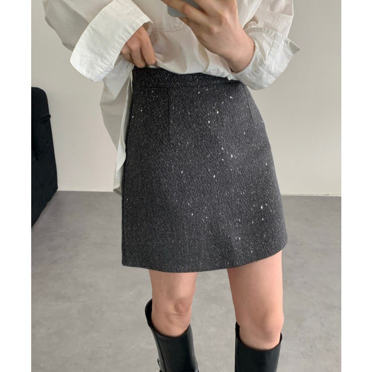 ミニスカート レディース キラキラ 秋冬 | SUNSHINE CLOSET | 詳細画像10 