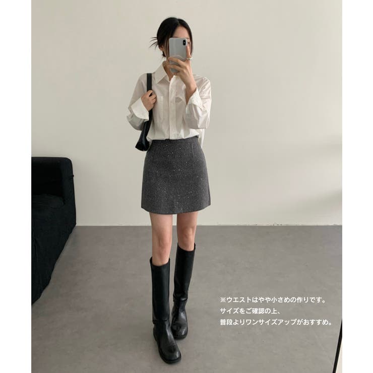 ミニスカート レディース キラキラ 秋冬 | SUNSHINE CLOSET | 詳細画像11 