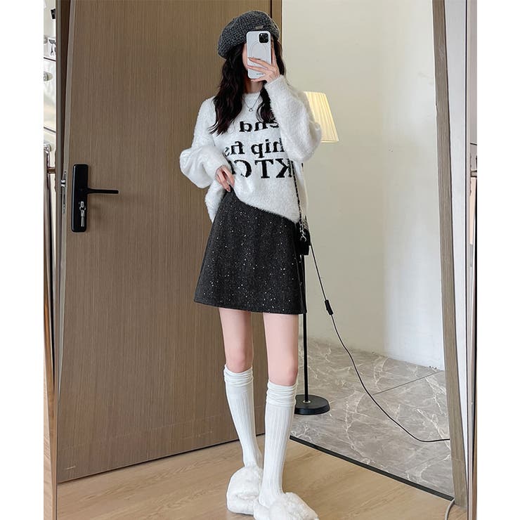 ミニスカート レディース キラキラ 秋冬 | SUNSHINE CLOSET | 詳細画像14 