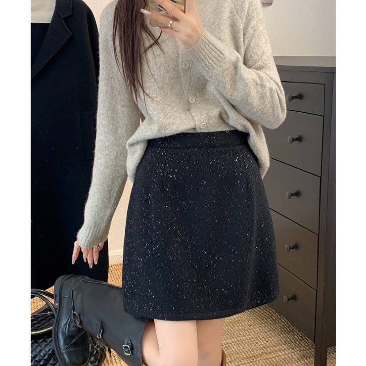 ミニスカート レディース キラキラ 秋冬 | SUNSHINE CLOSET | 詳細画像15 