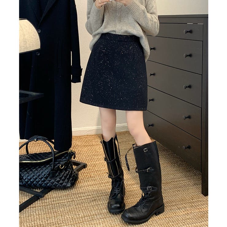 ミニスカート レディース キラキラ 秋冬 | SUNSHINE CLOSET | 詳細画像18 