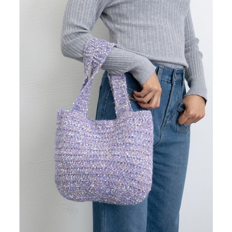 ニットバッグ ハンドバッグ 韓国風 | SUNSHINE CLOSET | 詳細画像18 