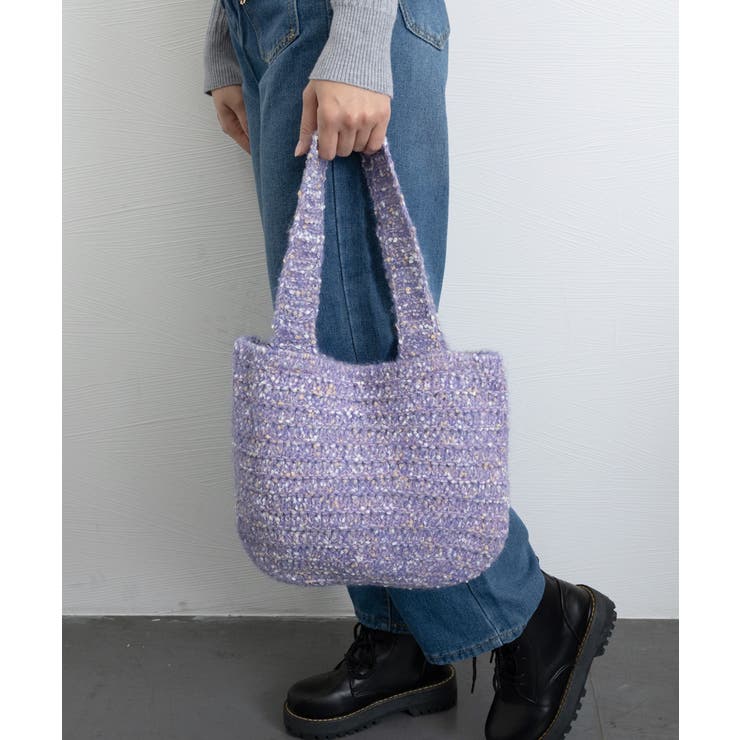 ニットバッグ ハンドバッグ 韓国風 | SUNSHINE CLOSET | 詳細画像19 