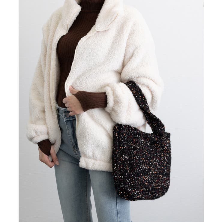 ニットバッグ ハンドバッグ 韓国風 | SUNSHINE CLOSET | 詳細画像3 