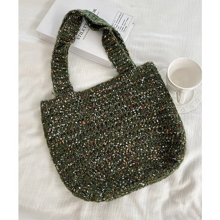 ニットバッグ ハンドバッグ 韓国風 | SUNSHINE CLOSET | 詳細画像4 