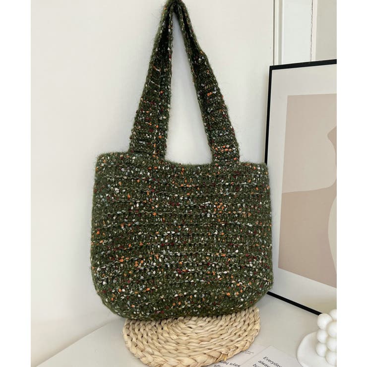 ニットバッグ ハンドバッグ 韓国風 | SUNSHINE CLOSET | 詳細画像5 