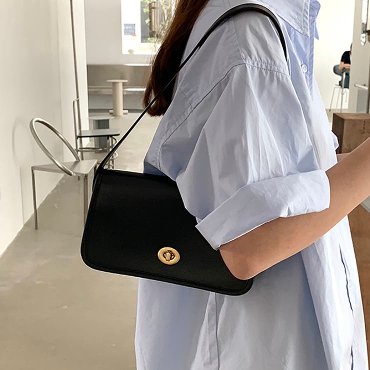 ブラック | ショルダーバッグ レディース PU | SUNSHINE CLOSET