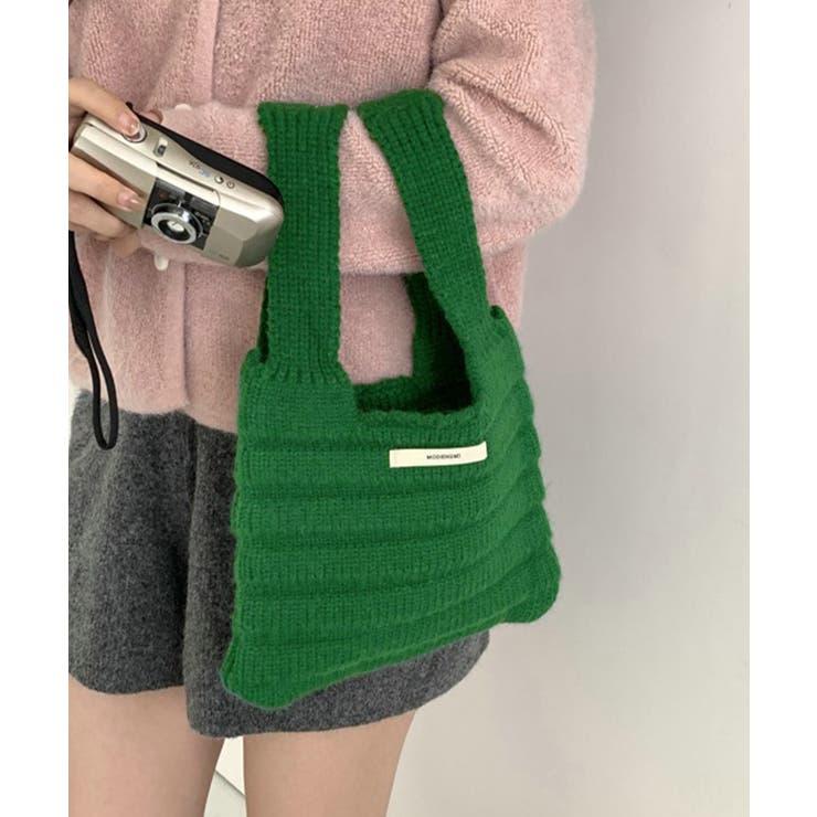 ミニハンドバッグ 英字ロゴ ニットバッグ | SUNSHINE CLOSET | 詳細画像14 