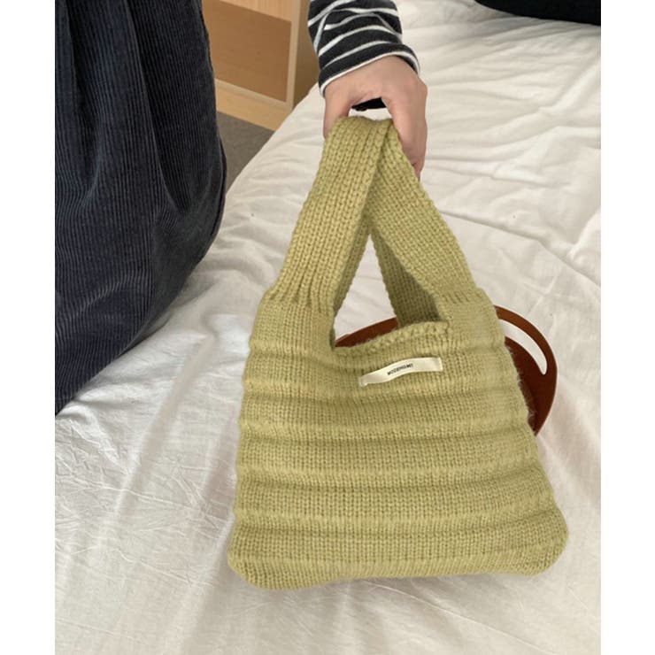 ミニハンドバッグ 英字ロゴ ニットバッグ | SUNSHINE CLOSET | 詳細画像8 