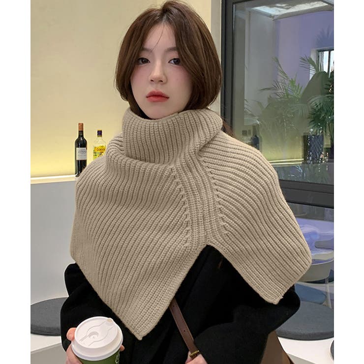 タートルネック ニットウォーマー 韓国風 | SUNSHINE CLOSET | 詳細画像2 