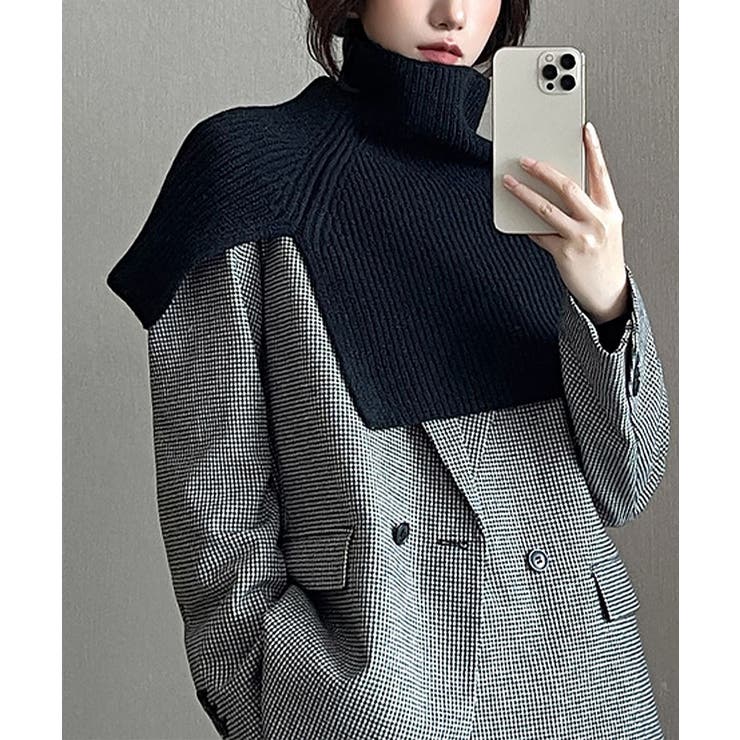 タートルネック ニットウォーマー 韓国風 | SUNSHINE CLOSET | 詳細画像8 