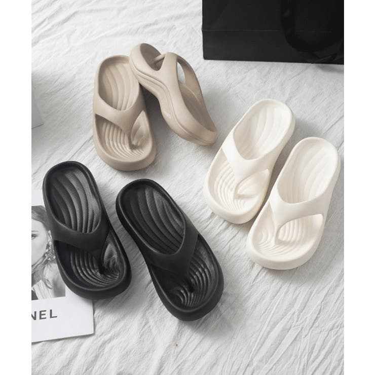 トングサンダル スリッパ ローヒール | SUNSHINE CLOSET | 詳細画像12 