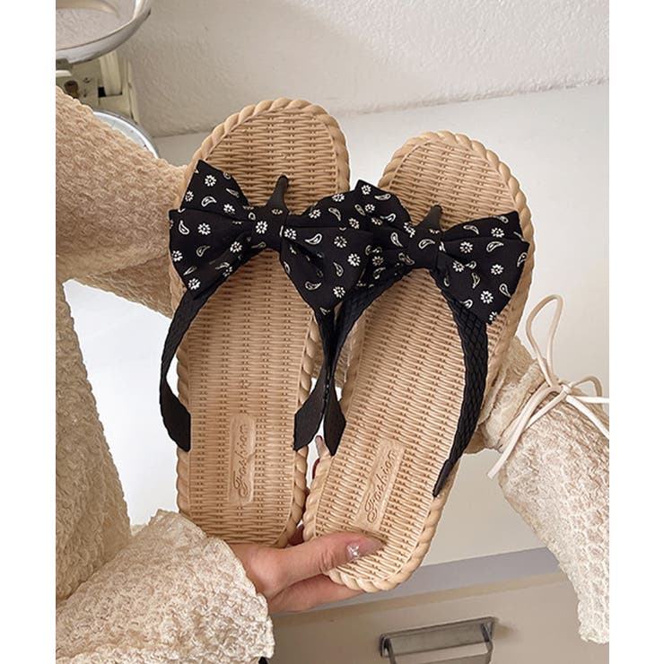 フラットサンダル トングサンダル ぺたんこ | SUNSHINE CLOSET | 詳細画像4 