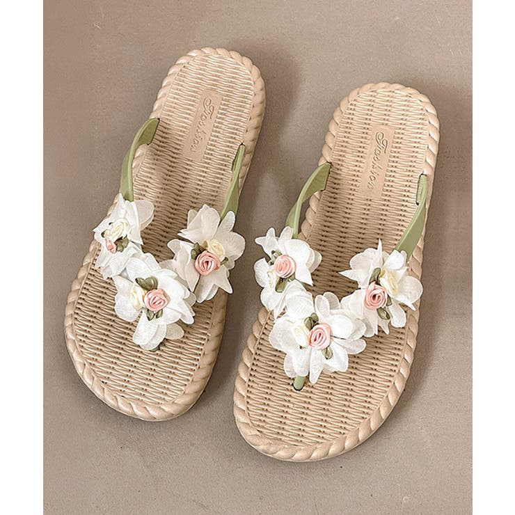レディース サマーサンダル 花モチーフ | SUNSHINE CLOSET | 詳細画像11 