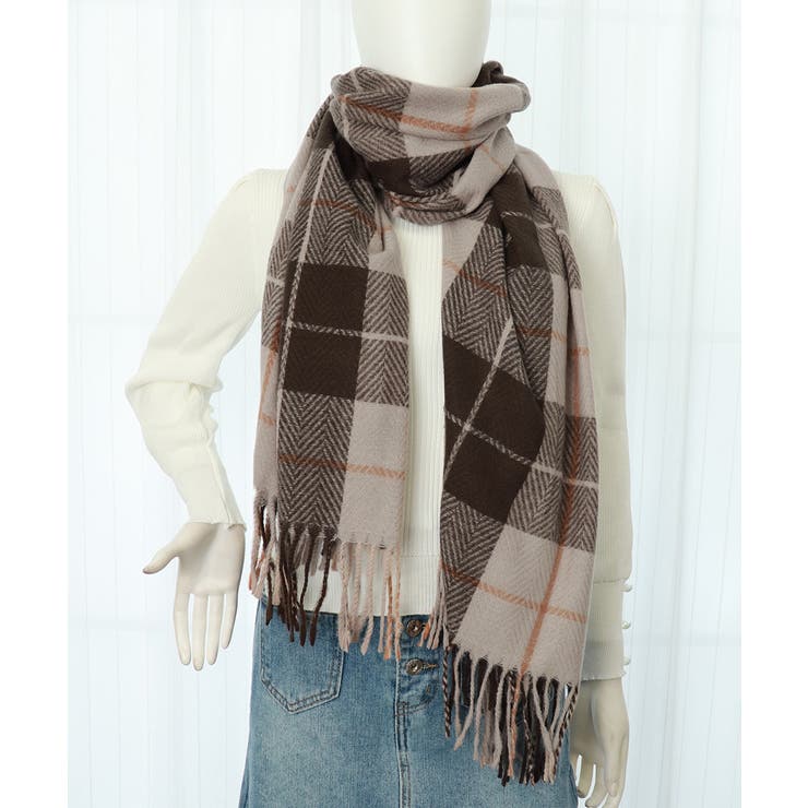 ストール 大判 マフラー チェック柄 | SUNSHINE CLOSET | 詳細画像11 