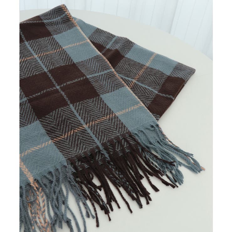 ストール 大判 マフラー チェック柄 | SUNSHINE CLOSET | 詳細画像16 