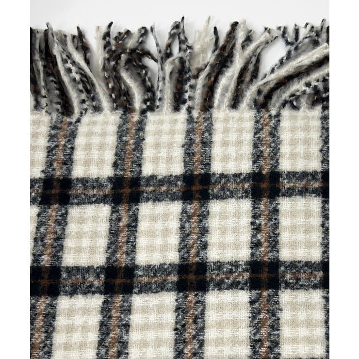 チェック柄マフラー 大判 ストール 秋冬 | SUNSHINE CLOSET | 詳細画像10 