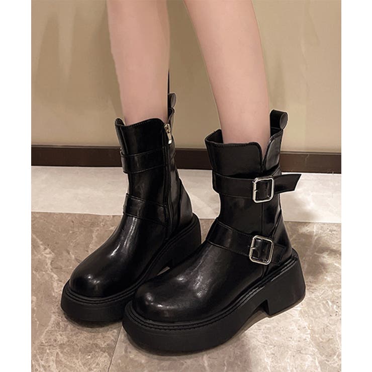 エンジニアブーツ ベルト レディース[品番：AGCW0005887]｜SUNSHINE