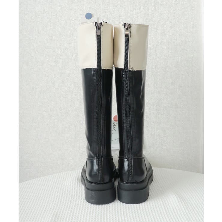 厚底ロングブーツ ジョッキー 韓国風 | SUNSHINE CLOSET | 詳細画像21 