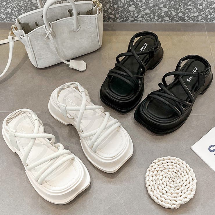 厚底サンダル ストラップサンダル 美脚夏 | SUNSHINE CLOSET | 詳細画像12 