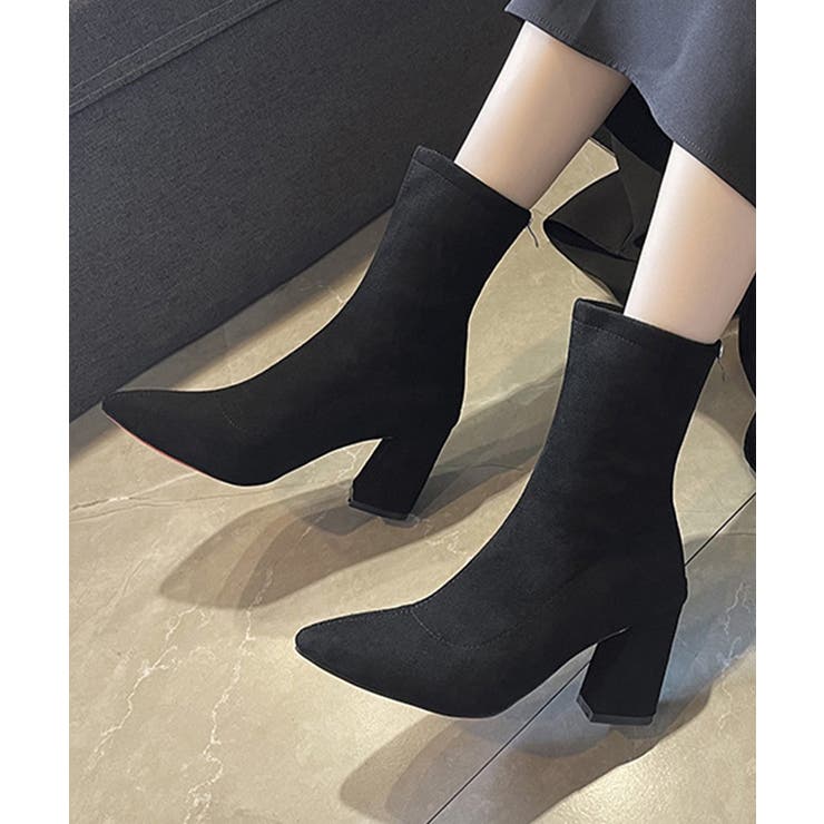 ショートブーツ レディース スエード[品番：AGCW0005089]｜SUNSHINE