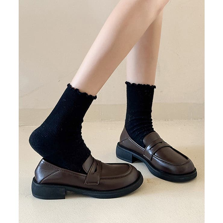 ローファー レディース PU ローヒール | SUNSHINE CLOSET | 詳細画像1 
