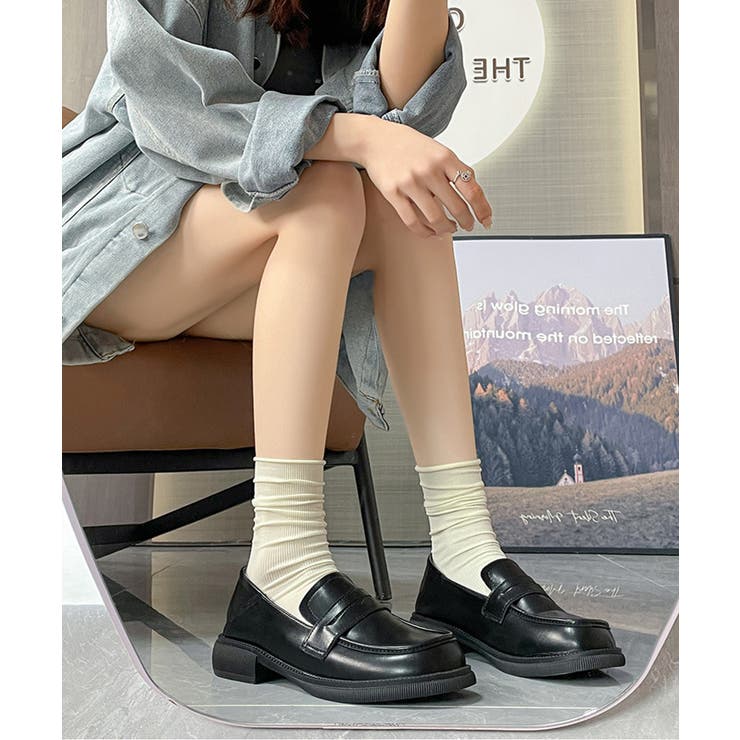 ローファー レディース PU ローヒール | SUNSHINE CLOSET | 詳細画像7 
