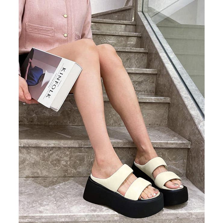 厚底サンダル スリッパサンダル 美脚 夏 | SUNSHINE CLOSET | 詳細画像4 