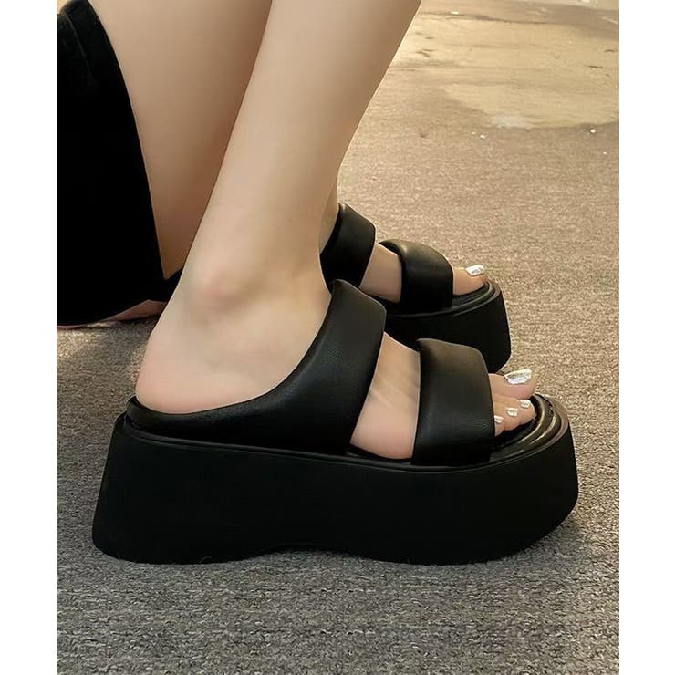 厚底サンダル スリッパサンダル 美脚 夏 | SUNSHINE CLOSET | 詳細画像7 