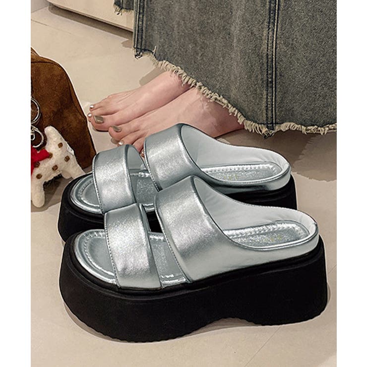 厚底サンダル スリッパサンダル 美脚 夏 | SUNSHINE CLOSET | 詳細画像9 