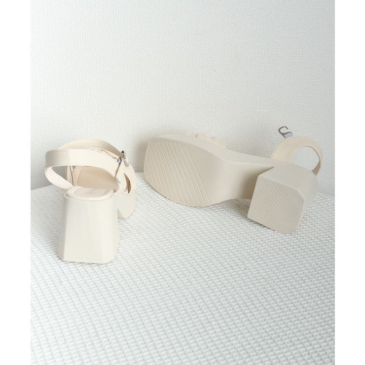 太ヒールサンダル レディース リボン風 | SUNSHINE CLOSET | 詳細画像21 