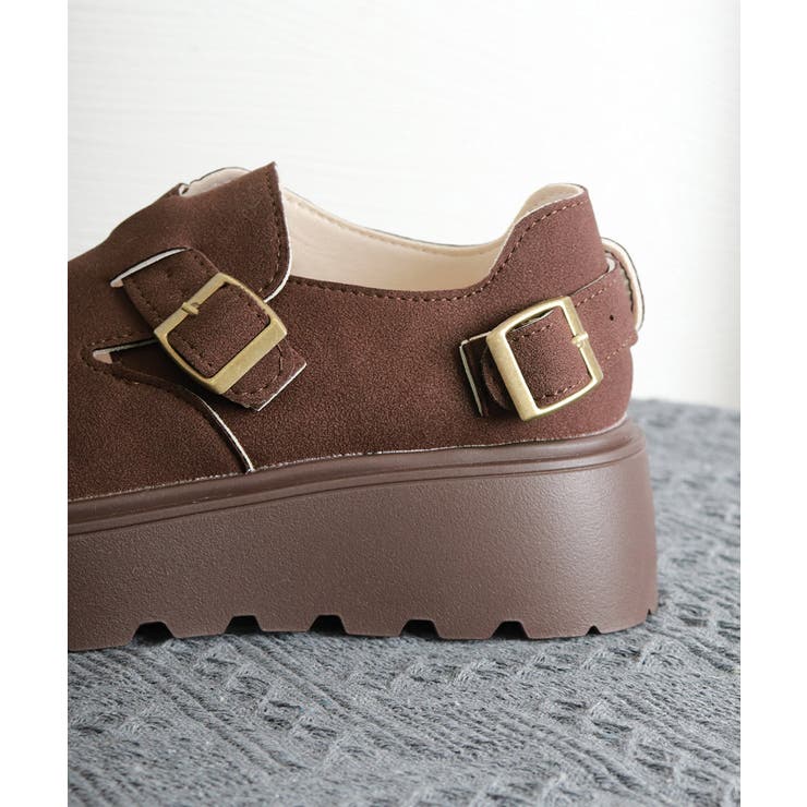 厚底ローファー レディース スエード調 | SUNSHINE CLOSET | 詳細画像17 