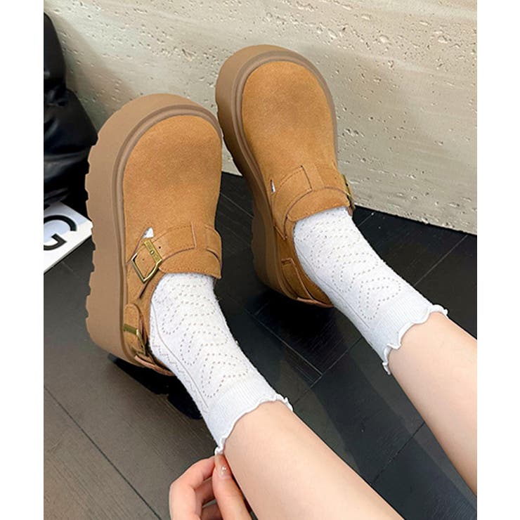 厚底ローファー レディース スエード調 | SUNSHINE CLOSET | 詳細画像3 