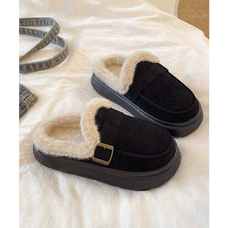 ファーモカシン 厚底 裏起毛 レディース | SUNSHINE CLOSET | 詳細画像14 